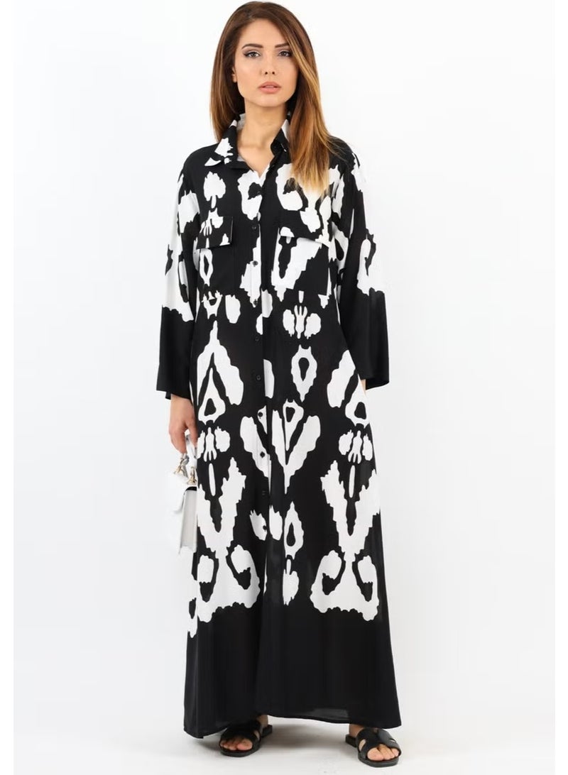 Ritnice Printed Maxi Dress - Image 1